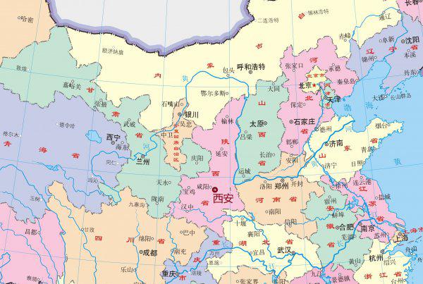 西安属于我国哪个省且离得哪个省市近