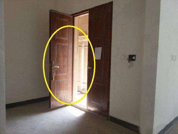 大门朝向怎么定位图示