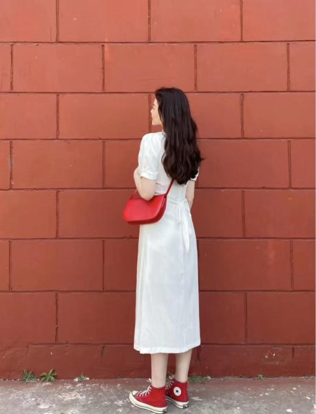 白色裙子配什么鞋子