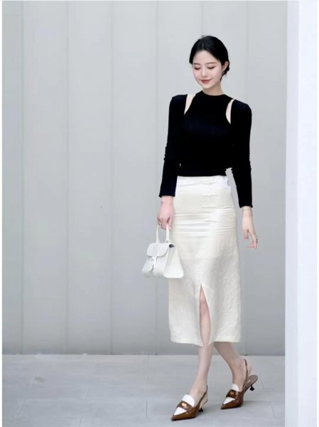 白色裙子配什么鞋子