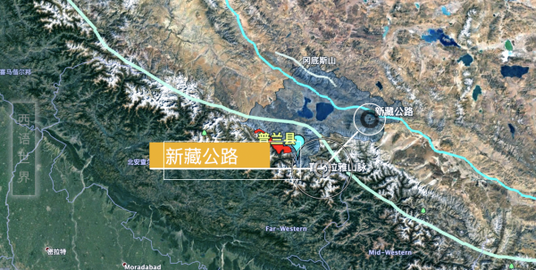 普兰县城海拔多少米