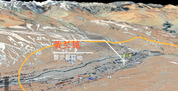 普兰县城海拔多少米