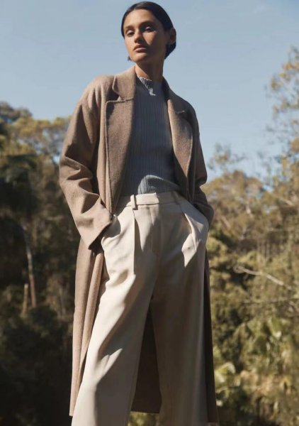 大衣配什么裤子好看