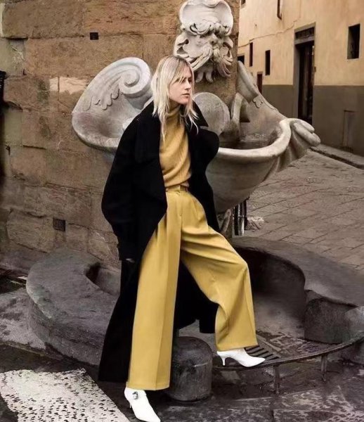 大衣配什么裤子好看