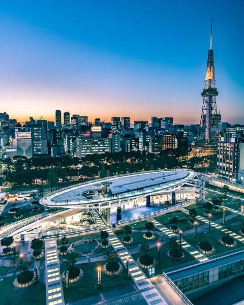 名古屋在日本的位置