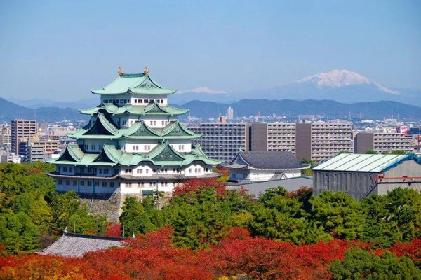 名古屋在日本的位置
