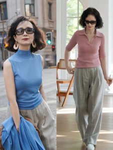 春秋阔腿裤怎么搭配上衣 阔腿裤搭配什么上衣和鞋子好看