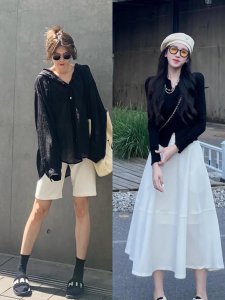 上黑下白搭配好看吗 上白下黑还是上黑下白搭配的学问