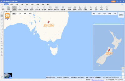 新西兰在地图上的位置 大洋洲新西兰具体的地理位置