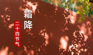 关于霜降的俗语 霜降的俗语有哪些