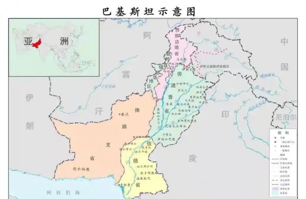 巴基斯坦属于哪个洲的国家