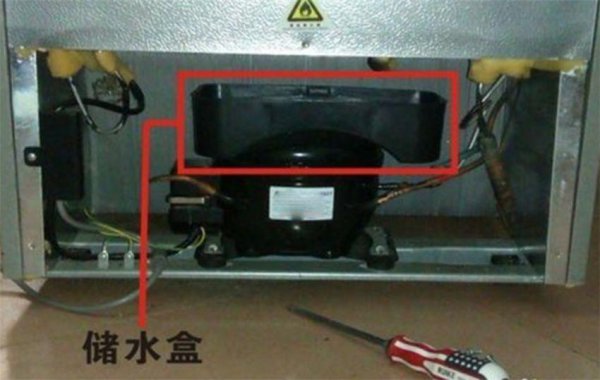 冰箱后面的储水盒怎么取出图解