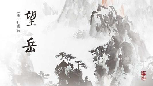 荡胸生层云决眦入归鸟的意思