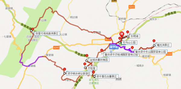 梁平旅游景点大全