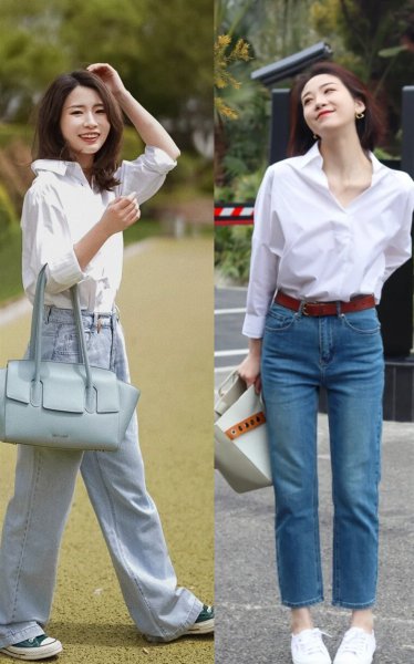 白衬衫怎么搭配好看