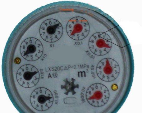 水表的读数怎么看多少吨