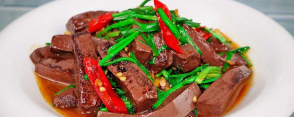 怎样炒猪血好吃又营养