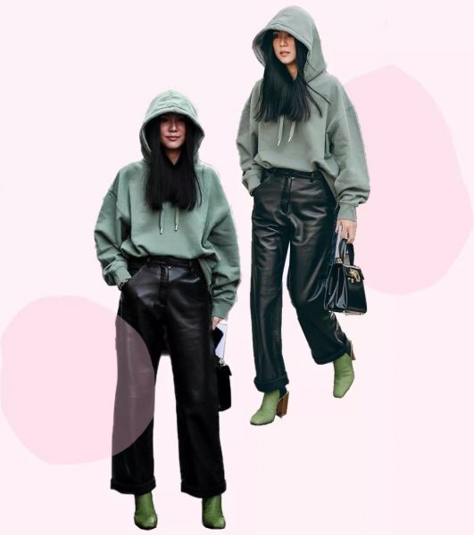 卫衣怎么搭配外套好看