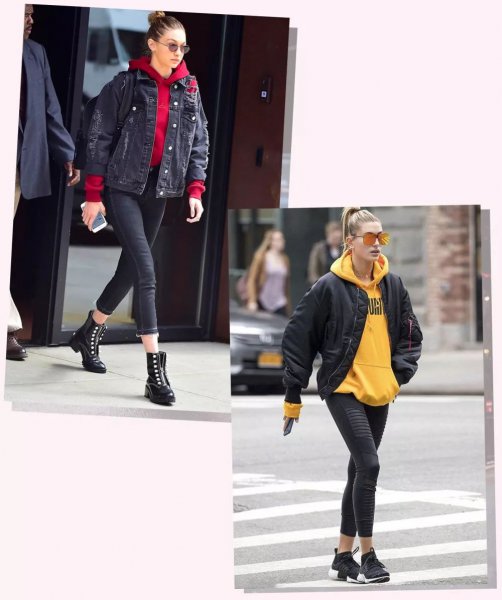 卫衣怎么搭配外套好看