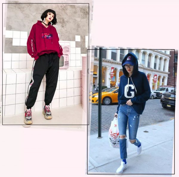 卫衣怎么搭配外套好看