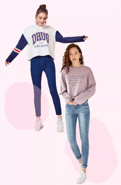 卫衣怎么搭配外套好看