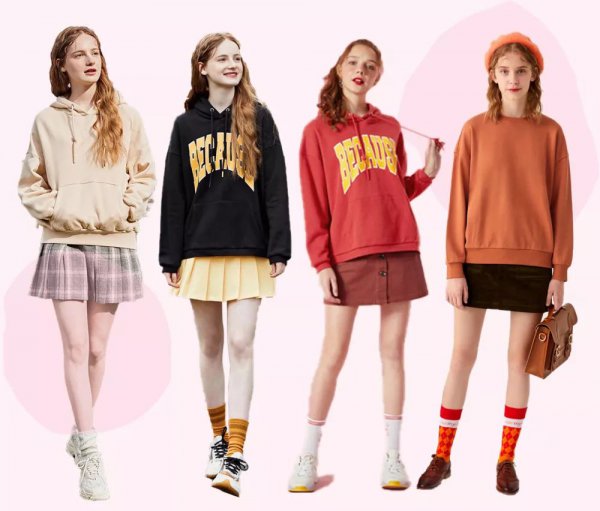 卫衣怎么搭配外套好看