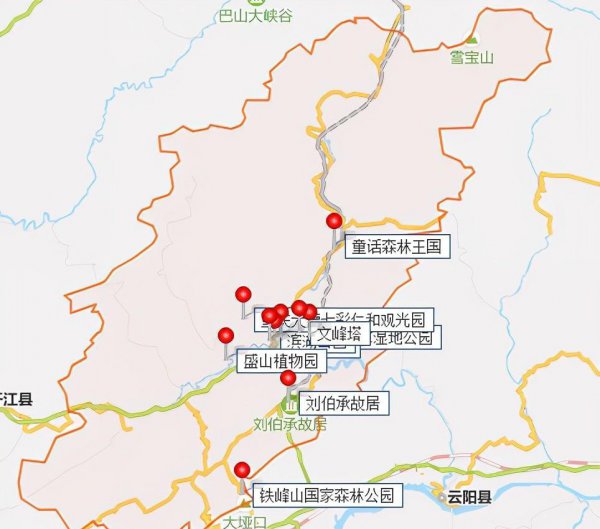 开州旅游景点大全攻略