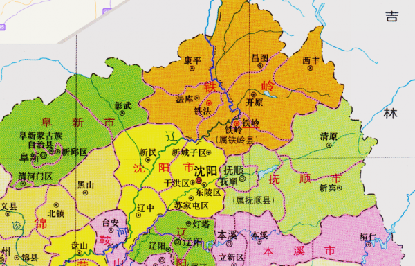 沈阳有哪些区县