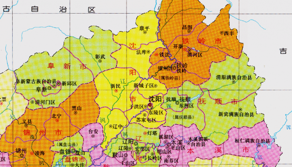 沈阳有哪些区县