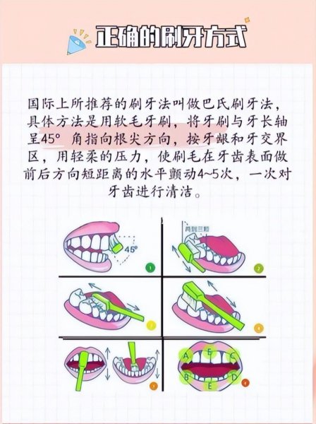 电动牙刷的正确使用方法