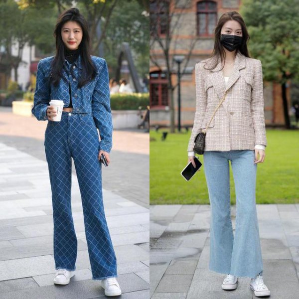 小白鞋配什么裤子好看