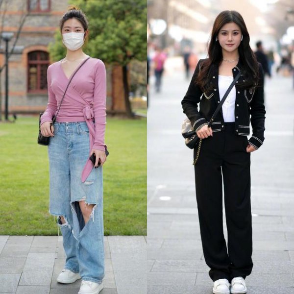 小白鞋配什么裤子好看