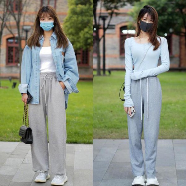 小白鞋配什么裤子好看