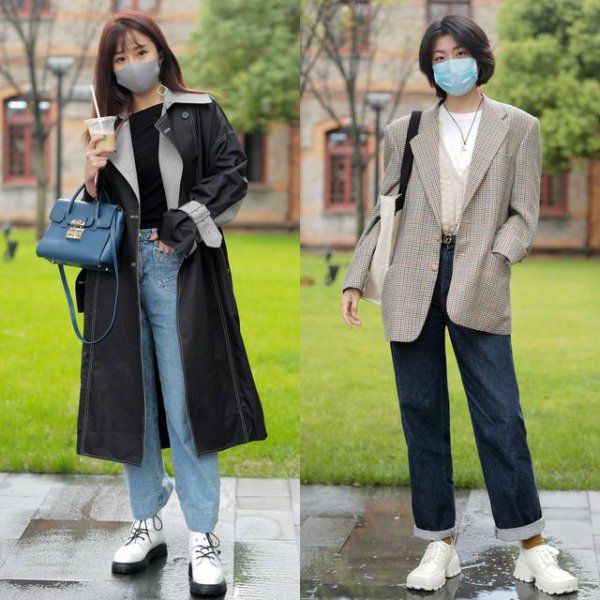 小白鞋配什么裤子好看