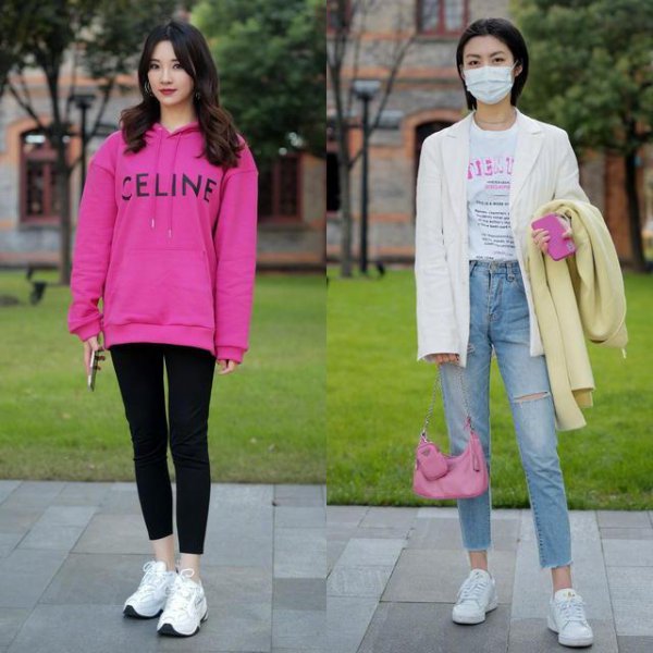 小白鞋配什么裤子好看