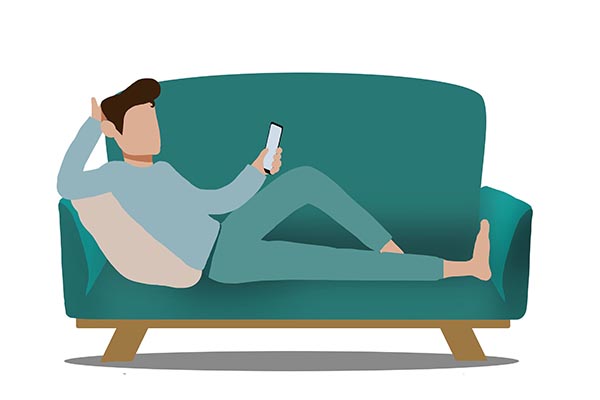 不要在黑暗中玩手机危害大