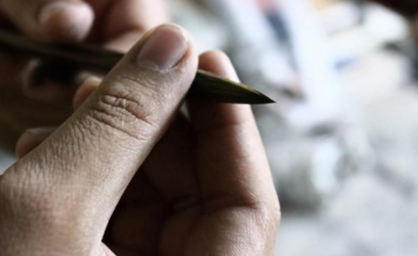 新毛笔怎么开笔和润笔