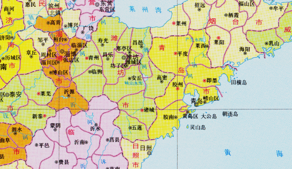 潍坊有几个区几个县