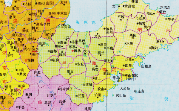 潍坊有几个区几个县