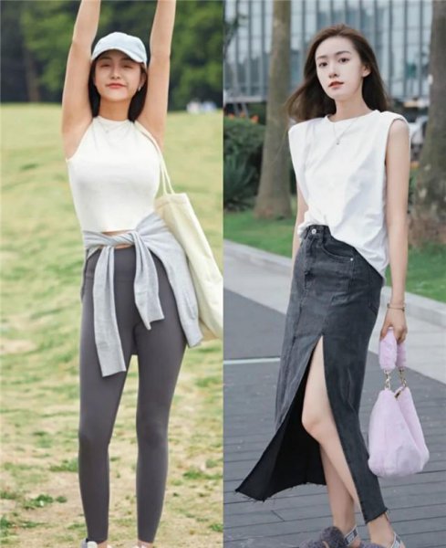 白t恤配什么裤子好看