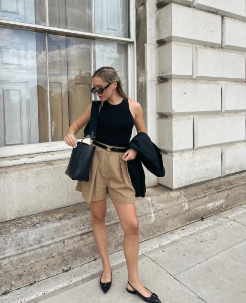 女生短裤配什么鞋子好看