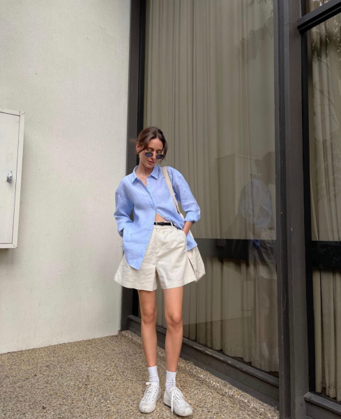 女生短裤配什么鞋子好看