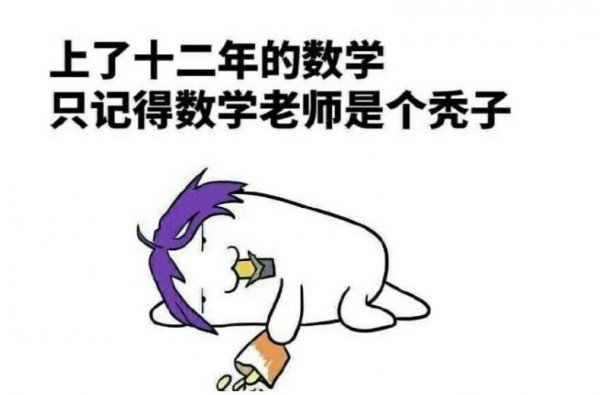 连初中水平都没有怎么学高数