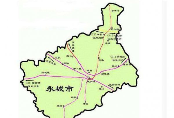 河南省永城市属于哪个市