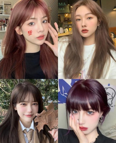 2023染头发颜色最流行显白