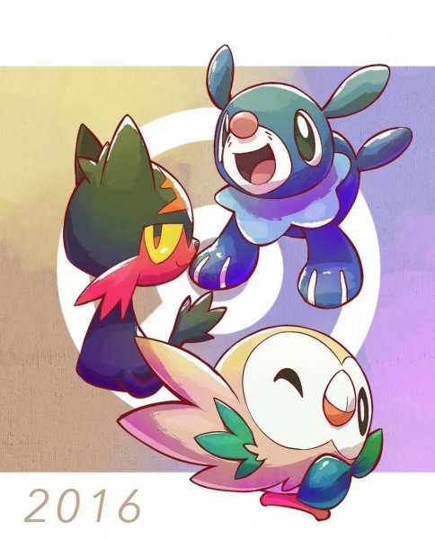 神奇宝贝御三家进化表