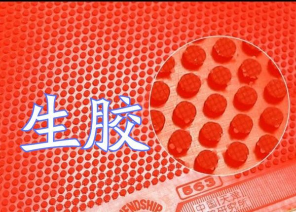 乒乓球反胶和长胶的区别图片