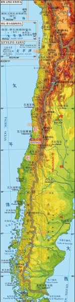 智利在哪里世界地图