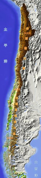 智利在哪里世界地图