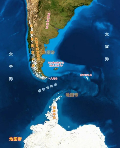 智利在哪里世界地图